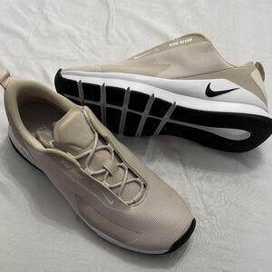 Nike Women's Rivah Slip-On Sneakers - Beige and Black
